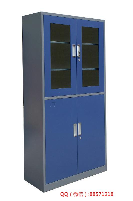 蓝门均分器材柜